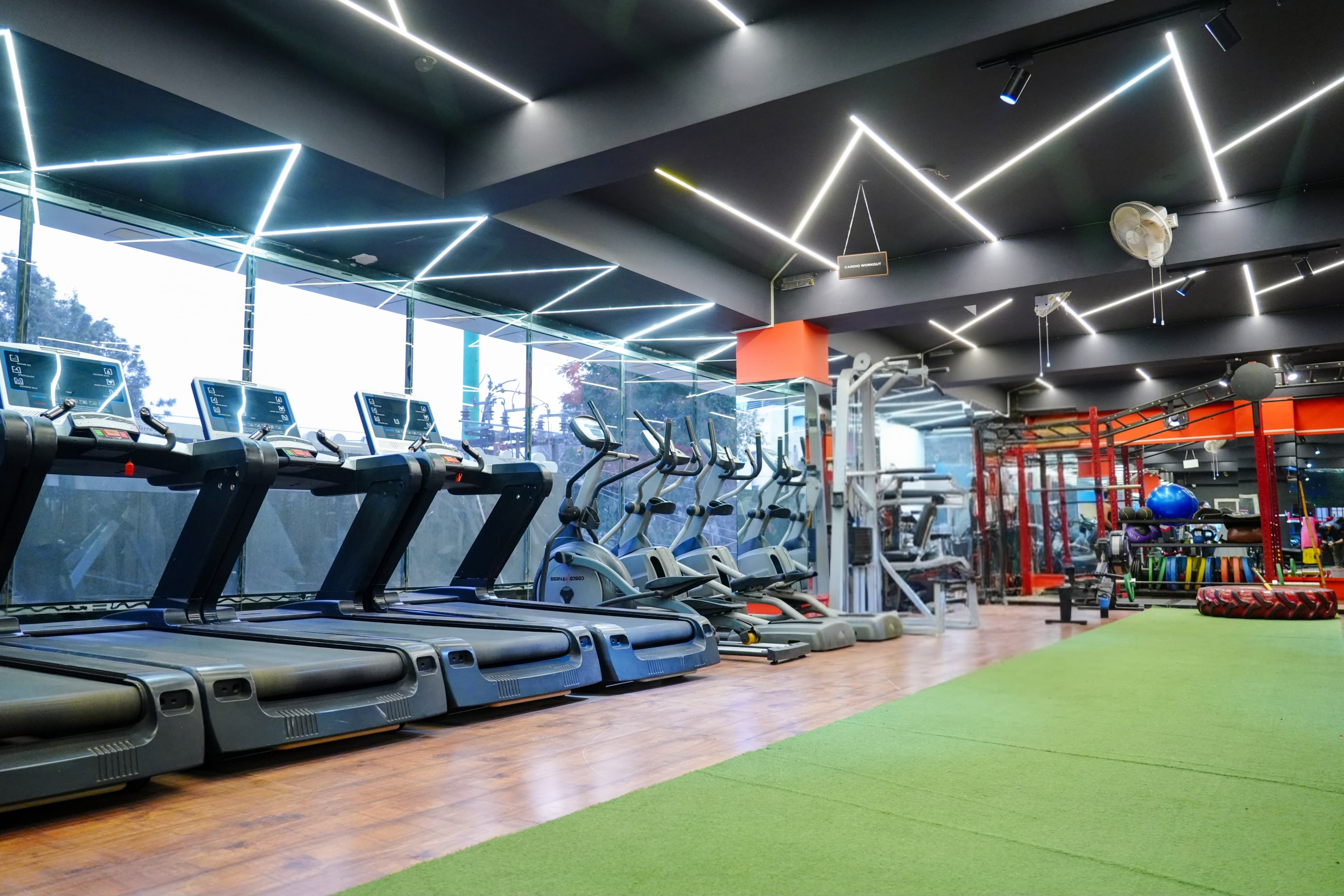 Treadmill and cardio equipment at HyperX Gym